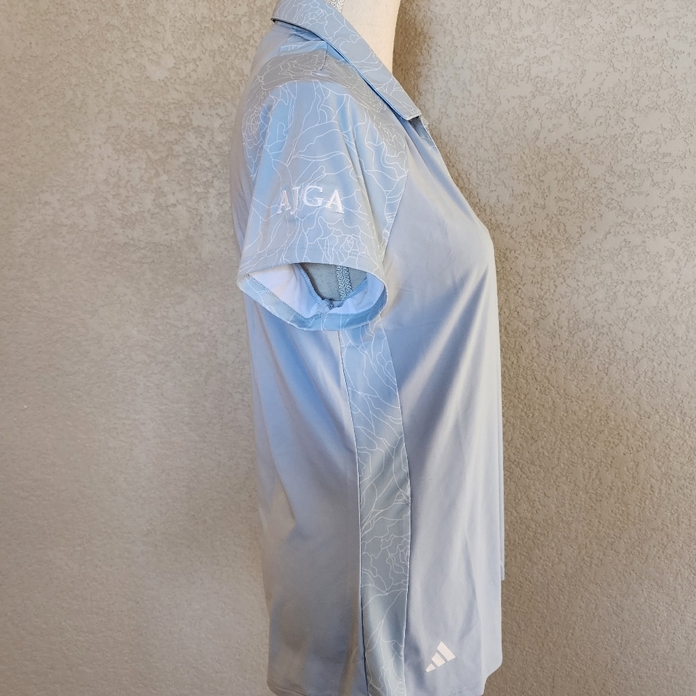 Adidas collar quarter button shirt size M. NEW. - Picture 2 of 7